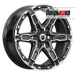 K&K Дистрикт (алмаз черный) 8.0x18 6x139.7 ET-35 DIA-67.1 для MITSUBISHI Pajero Sport III 2.4 Di-D