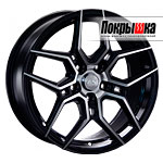 LS Wheels LS-1266 (BKF) 8.0x18 5x112 ET-40 DIA-66.6 для SEAT Alhambra I 2.0 TDi