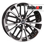 LS Wheels LS-1306 (BKF) 8.0x18 5x114.3 ET-50 DIA-60.1 для LEXUS IS III Restyle 300