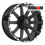 LS Wheels LS-1302 (BKL) 9.0x20 6x139.7 ET-20 DIA-100.1 для NISSAN Patrol VI (Y62) 5.6i