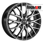 LS Wheels LS-1369 (BKF) 6.5x16 5x100 ET-38 DIA-57.1