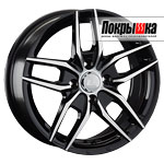 LS Wheels LS-891 (BKF) 6.5x15 4x100 ET-40 DIA-73.1 для OPEL Combo Tour 1.3 CDTI (70 Hp)