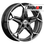 Wheels UP Up118 (New Diamond) 6.5x18 5x114.3 ET-48 DIA-67.1 для HONDA Accord VII Coupe 2.0