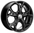 Khomen KHW1702 (Black) 7.0J R17 5x110 ET-45 Dia-67.1