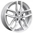 Khomen KHW1708 (F-Silver-FP) 6.5J R17 5x114.3 ET-4 Dia-64.1