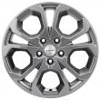 Khomen KHW1711 (G-Silver) 6.5J R17 5x114.3 ET-5 Dia-67.1