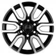 Khomen KHW1723 (Black-FP) 8.0J R17 6x139.7 ET-46 Dia-67.1