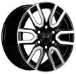 Khomen KHW1723 (Black-FP) 8.0J R17 6x139.7 ET-46 Dia-67.1