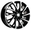 Khomen KHW1804 (Black-FP) 7.5J R18 5x112 ET-39 Dia-66.6