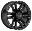LS Wheels LS-1339 (BKS) 8.0J R16 5x139.7 ET-3 Dia-98.5
