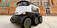 Безвоздушные шины Goodyear на автономных роботах