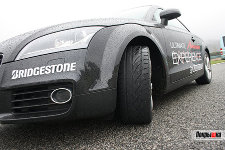 Испытания шины Бриджстоун Адреналин Потенза 002