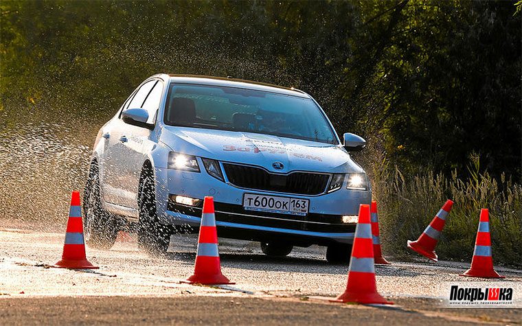 Тестирование летних шин 205/55 R16 на полигоне АВТОВАЗа