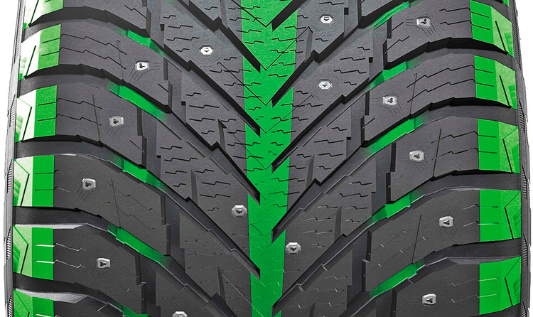 Зоны протекторного рисунка