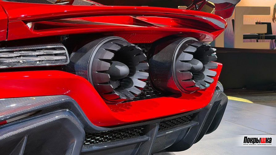 Автомобиль с ракетными ускорителями