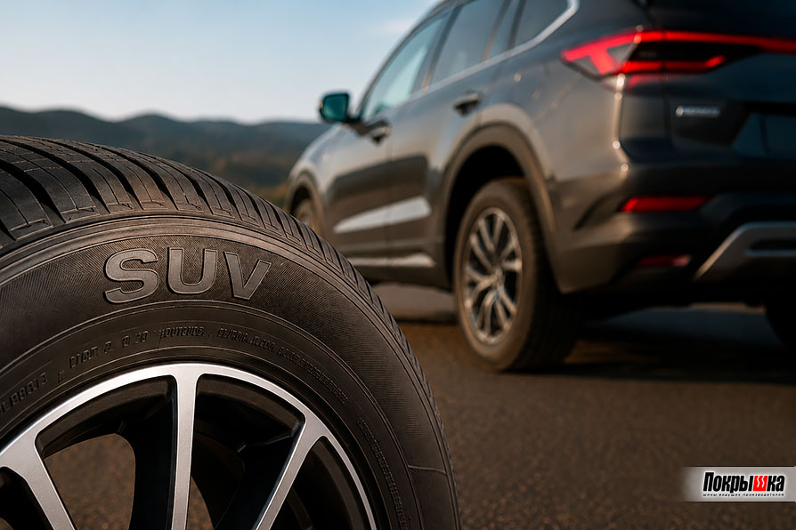 Маркировка SUV на боковине шины