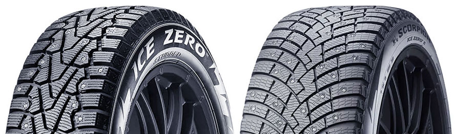 Зимние шипованные шины Pirelli Ice Zero