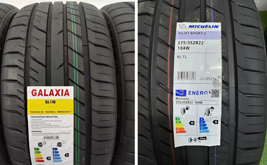 Подделка Michelin Pilot Sport 4