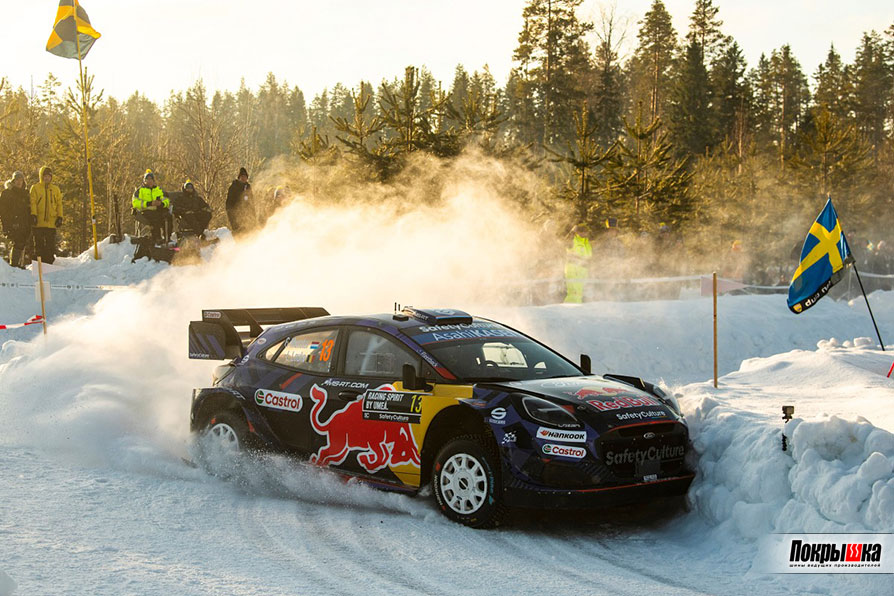 Шины Hankook на автомобилях участников WRC Rally Sweden 2025