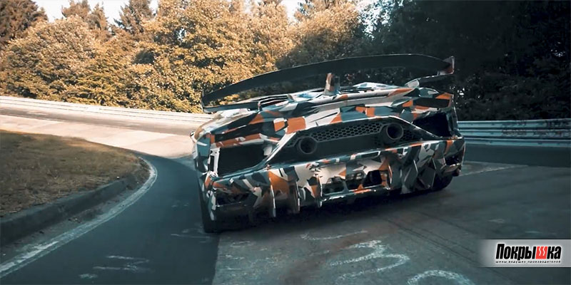 Lamborghini Aventador SVJ на шинах Pirelli